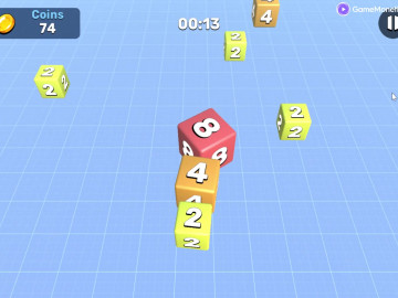 Snake 2048: Cube Merge